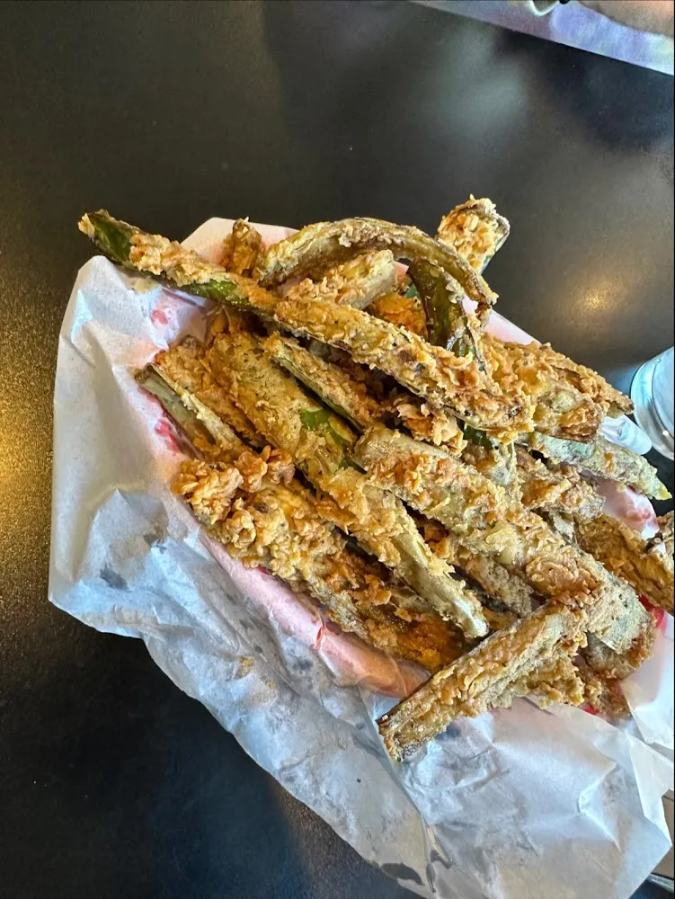 Fried Green Chile Strips
