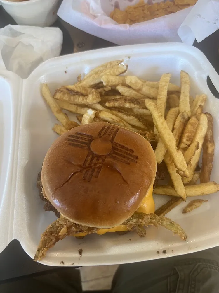 Green Chili Burger Combo