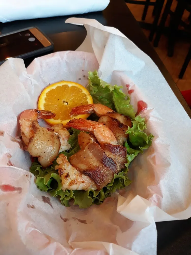 Jalapeño Bacon Wrapped Shrimp